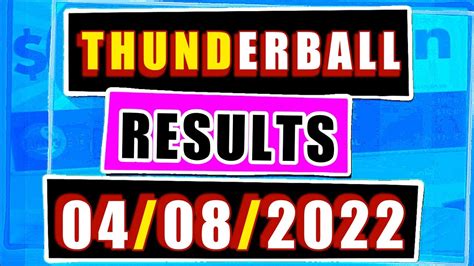 thunderball results 3 numbers|Thunderball Results on Wednesday, 3 July 2024 (03/07/2024).